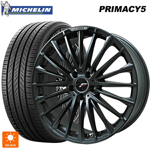 トヨタ クラウンスポーツ(36系)用 235/55R19 105W XL ミシュラン プライマシー5 正規品 レアマイスター LFフォース マットブラック 新品サマータイヤホイール 4本セット 134,930円