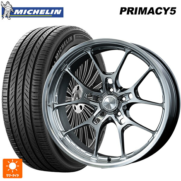 トヨタ ヴェルファイア(40系)用 245/45R20 103W XL ミシュラン プライマシー5 正規品 レイズ ボルクレーシング G025LC HI 新品サマータイヤホイール 4本セット|タイヤホイール専門店コニシタイヤ