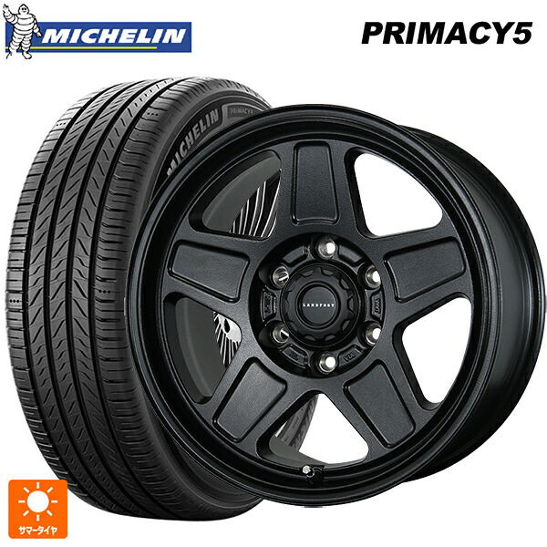 265/65R17 112H ミシュラン プライマシー5 正規品 トピー ランドフット GWD # R/B 17-8J 国産車用 サマータイヤホイール4本セット