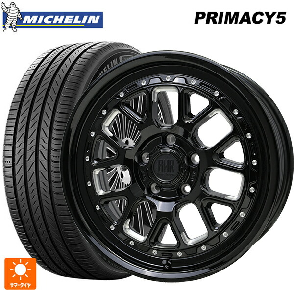205/50R17 93W XL ミシュラン プライマシー5 正規品 # ホットスタッフ バークレイハードロック ヒューロン GB/M 17-7J 国産車用 サマータイヤホイール4本セット|タイヤホイール専門店コニシタイヤ