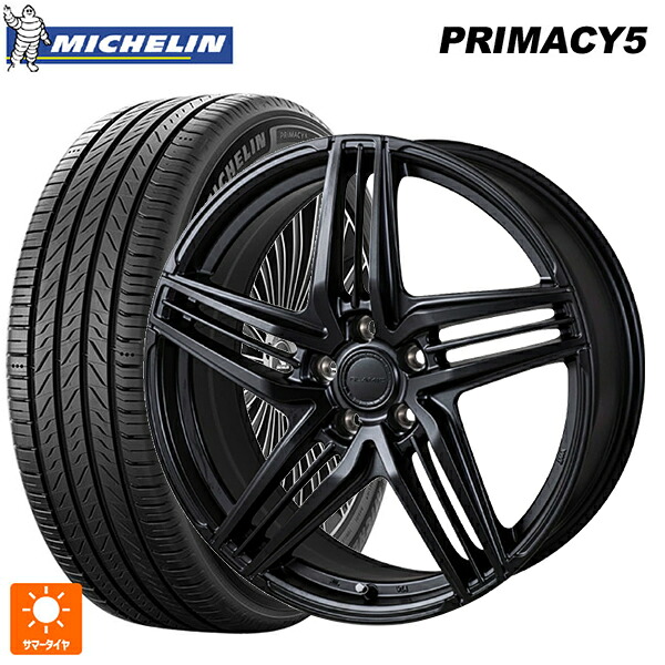 245/40R19 98W XL ミシュラン プライマシー5 正規品 ジャパン三陽 グラミック LX S サテンブラック 19-8J 国産車用 サマータイヤホイール4本セット｜タイヤホイール専門店コニシタイヤ