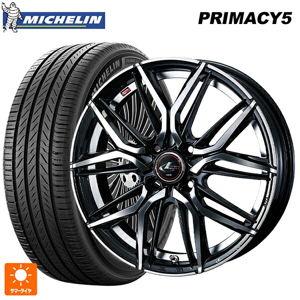 ニッサン ノートオーラ(E13)用 205/50R17 93W XL ミシュラン プライマシー5 正規品 # ウェッズ レオニス LM PBMC 新品サマータイヤホイール 4本セット｜タイヤホイール専門店コニシタイヤ