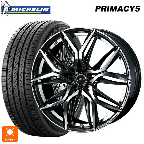 ミツビシ デリカD5(3DA系)用 225/55R18 102V XL ミシュラン プライマシー5 正規品 ウェッズ レオニス LM PBMC 新品サマータイヤホイール 4本セット|タイヤホイール専門店コニシタイヤ