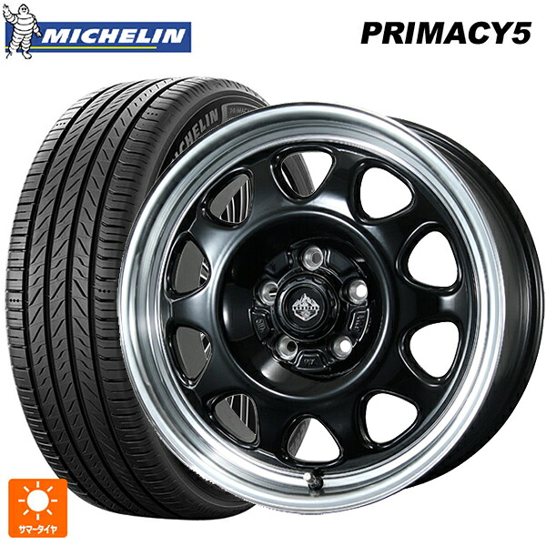 205/50R17 93W XL ミシュラン プライマシー5 正規品 # トピー ランドフット SWZ グロスブラックリムポリッシュ 17-7J 国産車用 サマータイヤホイール4本セット｜タイヤホイール専門店コニシタイヤ 105,369円