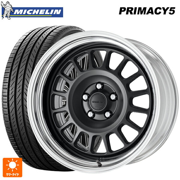 225/55R17 101W XL ミシュラン プライマシー5 正規品 ワーク シーカー FD MBL 17-7J 国産車用 サマータイヤホイール4本セット