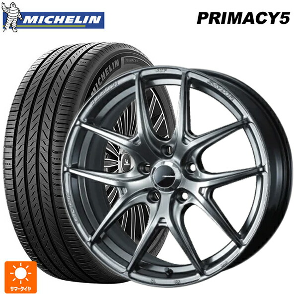 225/45R17 94W XL ミシュラン プライマシー5 正規品 ウェッズ ウェッズスポーツ SA 01R PSB 17-7J 国産車用 サマータイヤホイール4本セット|タイヤホイール専門店コニシタイヤ
