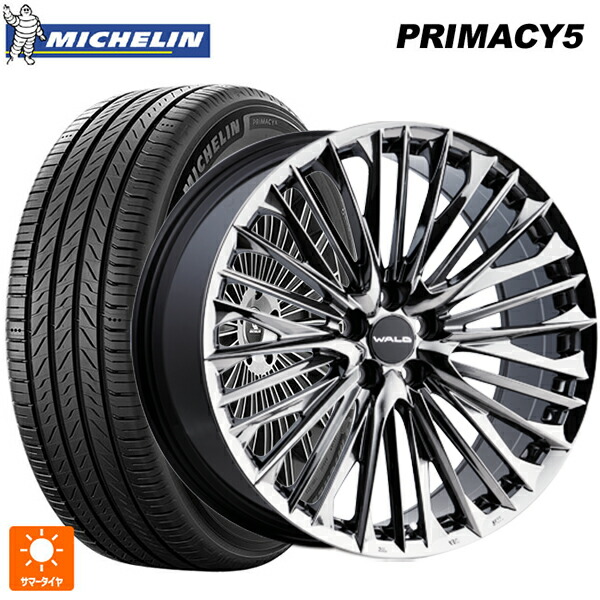 225/40R19 93W XL ミシュラン プライマシー5 正規品 ヴァルド ジェニュインライン F001 SBC 19-7.5J 国産車用 サマータイヤホイール4本セット