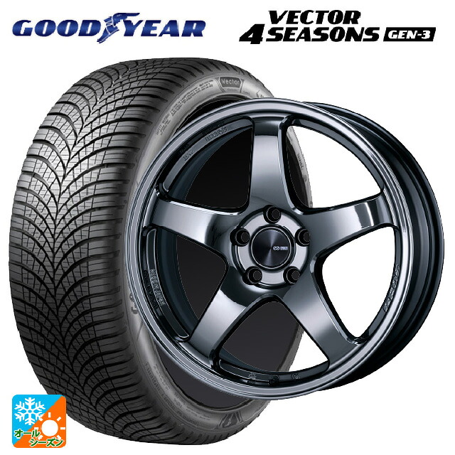 2024年製 245/40R18 97W XL グッドイヤー ベクター4シーズンズ ジェン3 エンケイ パフォーマンスライン PF05 # SBK 18-7.5J 国産車用 オールシーズンタイヤホイール4本セット