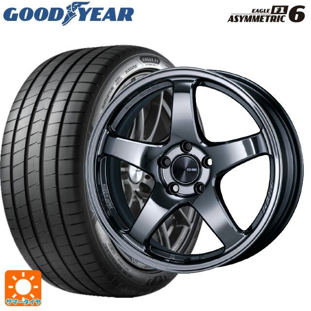 235/60R18 107W XL グッドイヤー イーグル F1 アシメトリック6 エンケイ パフォーマンスライン PF05 # SBK 18-7.5J 国産車用 サマータイヤホイール4本セット 133,015円