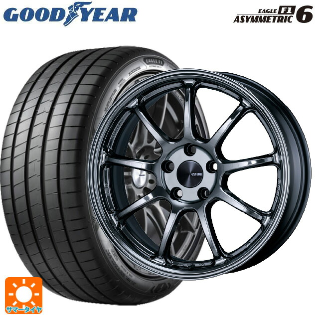 235/60R18 107W XL グッドイヤー イーグル F1 アシメトリック6 エンケイ パフォーマンスライン PF09 # SBK 18-7.5J 国産車用 サマータイヤホイール4本セット