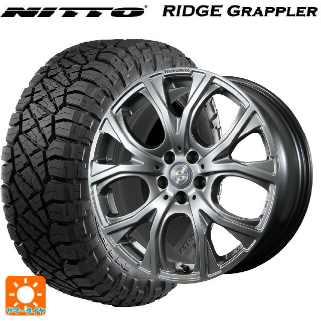 ジープ ラングラー(JL系)用 285/70R17 121/118Q ニットー リッジグラップラー トピー チームスパルコ ヴェネージュ H/MG 新品サマータイヤホイール 4本セット