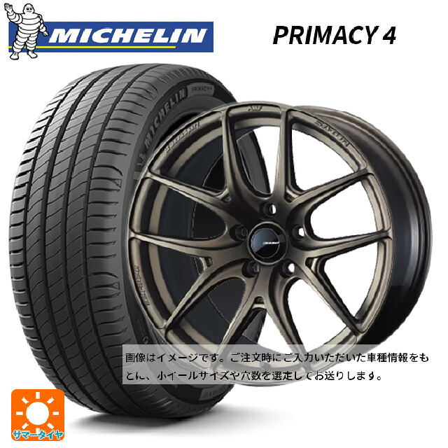 185/60R15 88H XL ミシュラン 正規品 プライマシー4 ウェッズ ウェッズスポーツ SA 01R EJ-BRONZE2 15-6J 国産車用 サマータイヤホイール4本セット