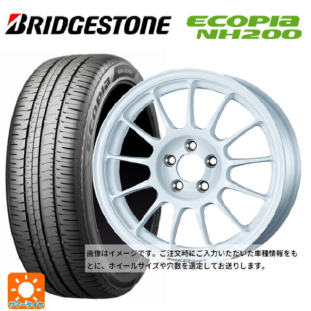 トヨタ カローラ スポーツ(210系)用 215/45R17 91W XL ブリヂストン エコピア NH200 正規品 エンケイ エンケイスポーツ RC-T5 White 新品サマータイヤホイール 4本セット|タイヤホイール専門店コニシタイヤ