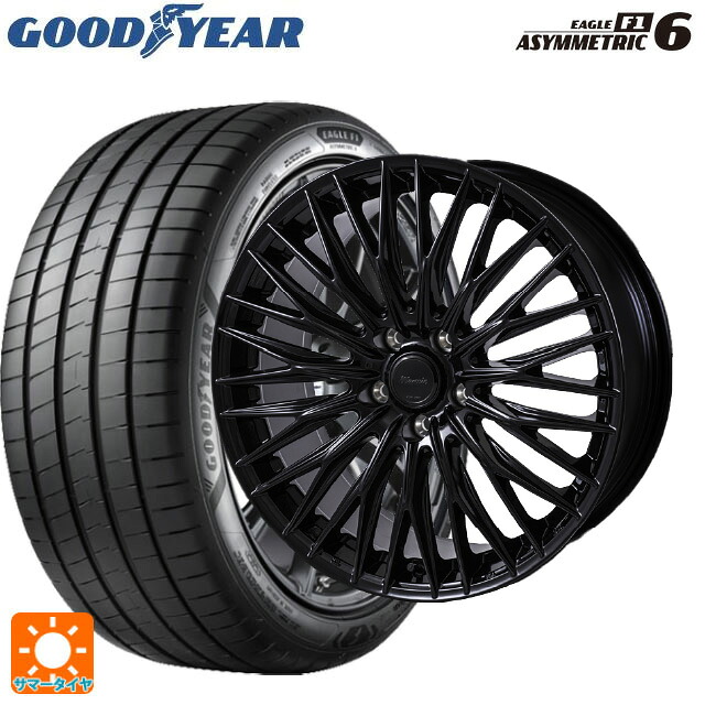 225/40R19 93Y XL グッドイヤー イーグル F1 アシメトリック6 ジャパン三陽 ワーウィック クライヴァー グロスブラック 19-8J 国産車用 サマータイヤホイール4本セット|タイヤホイール専門店コニシタイヤ