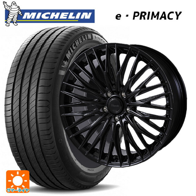 215/45R18 89W ミシュラン 正規品 Eプライマシー ジャパン三陽 ワーウィック クライヴァー グロスブラック 18-7.5J 国産車用 サマータイヤホイール4本セット 114,610円