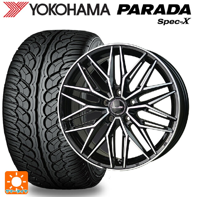 235/60R18 103V ヨコハマ パラダ PA02 ホットスタッフ プレシャス アスト M3 # BK/P 18-7.5J 国産車用 サマータイヤホイール4本セット