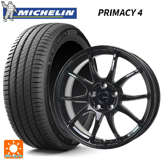 225/65R17 102H ミシュラン 正規品 プライマシー4 ホットスタッフ G-スピード G06 MBK 17-7J 国産車用 サマータイヤホイール4本セット