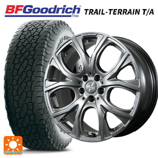 ジープ ラングラー(ＪＬ系)用 245/75R17 112T BFグッドリッチ トレイルテレーン T/A ホワイトレター 正規品 トピー チームスパルコ ヴェネージュ H/MG 新品サマータイヤホイール 5本セット