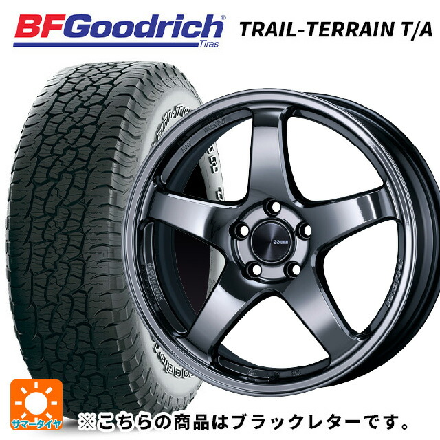 225/55R18 102H XL BFグッドリッチ トレイルテレーン T/A ブラックレター 正規品 エンケイ パフォーマンスライン PF05 # SBK 18-7.5J 国産車用 サマータイヤホイール4本セット