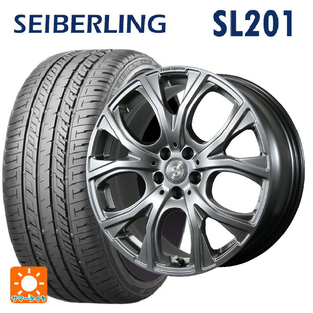 ミニ ミニクーパー(ガソリン車)(F66)用 215/40R18 89W XL セイバーリング セイバーリング SL201(ブリヂストン工場生産) トピー チームスパルコ ヴェネージュ H/MG 新品サマータイヤホイール 4本セット|タイヤホイール専門店コニシタイヤ