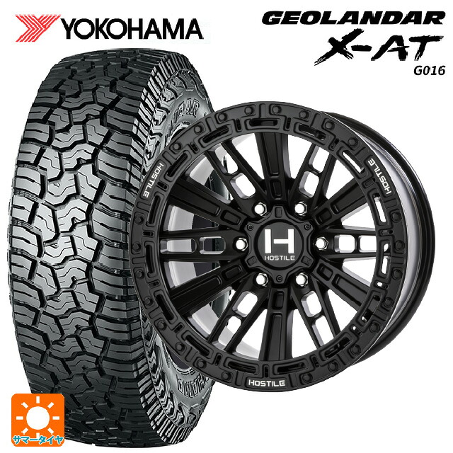 285/70R17 121/118Q ヨコハマ ジオランダー X-AT G016 ブラックレター 正規品 トライスターインターナショナル H129 モハベ アスファルト 17-9J 国産車用 サマータイヤホイール4本セット|タイヤホイール専門店コニシタイヤ