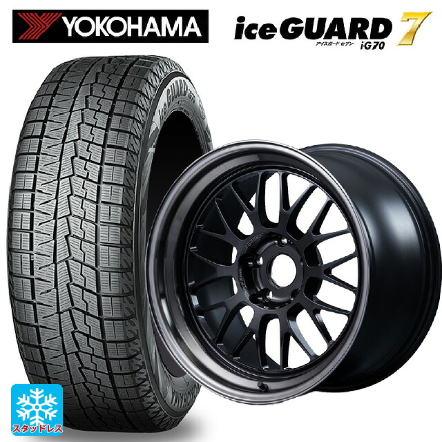 225/45R18 95Q ヨコハマ アイスガード7(IG70) # レイズ ボルクレーシング 21A スペック PW PW 18-8.5J 国産車用 スタッドレスタイヤホイール4本セット