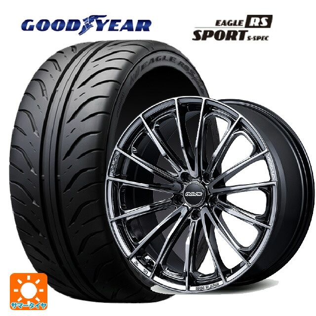 トヨタ カローラ スポーツ(210系)用 225/40R18 88W グッドイヤー イーグル RS スポーツ S-スペック レイズ ベルサス ヴォウジェ SE SNJ 新品サマータイヤホイール 4本セット
