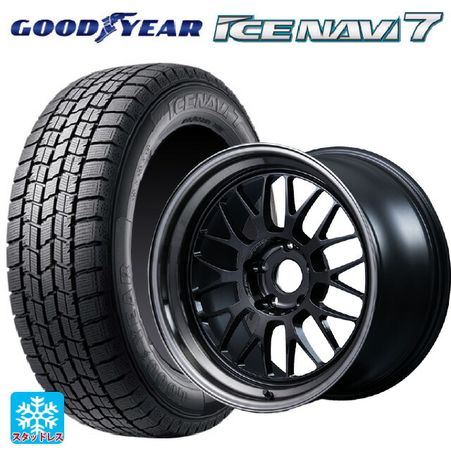 235/50R18 97Q グッドイヤー アイスナビ7(数量限定) # レイズ ボルクレーシング 21A スペック PW PW 18-8.5J 国産車用 スタッドレスタイヤホイール4本セット