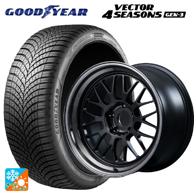 235/45R18 98Y XL グッドイヤー ベクター4シーズンズ ジェン3 レイズ ボルクレーシング 21A スペック PW PW 18-8.5J 国産車用 オールシーズンタイヤホイール4本セット|タイヤホイール専門店コニシタイヤ