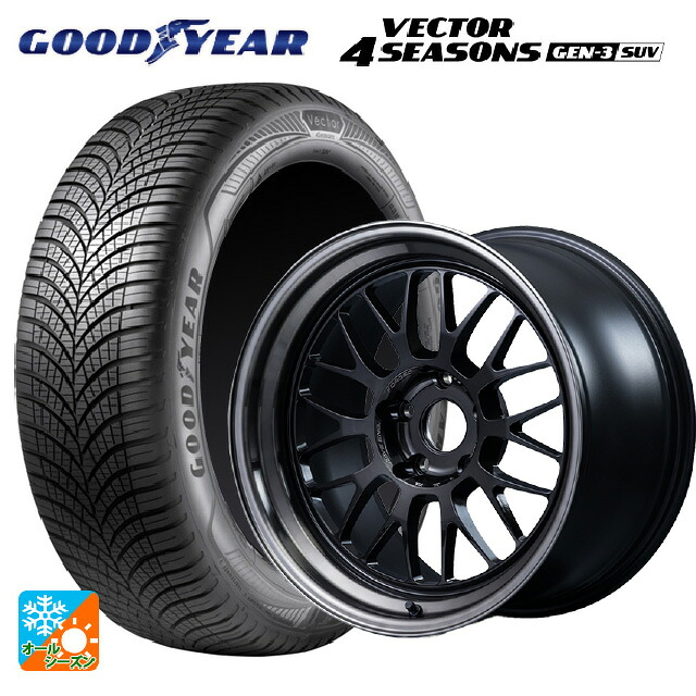 235/60R18 107W XL グッドイヤー ベクター4シーズンズ ジェン3 SUV レイズ ボルクレーシング 21A スペック PW PW 18-8.5J 国産車用 オールシーズンタイヤホイール4本セット