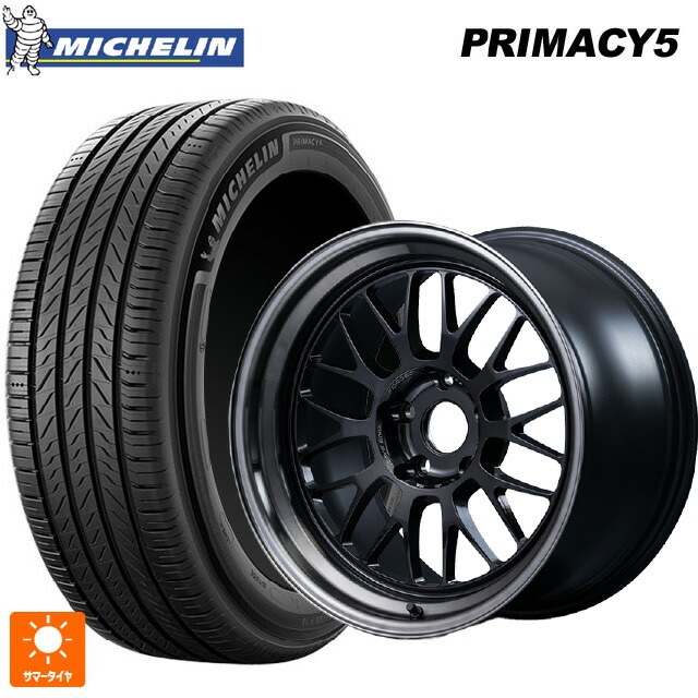 245/45R18 100W XL ミシュラン プライマシー5 正規品 レイズ ボルクレーシング 21A スペック PW PW 18-8.5J 国産車用 サマータイヤホイール4本セット｜タイヤホイール専門店コニシタイヤ