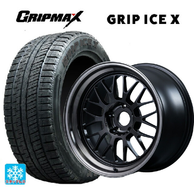 2024年製 225/50R18 99H XL グリップマックス グリップアイスX ブラックレター # レイズ ボルクレーシング 21A スペック PW PW 18-8.5J 国産車用 スタッドレスタイヤホイール4本セット 206,670円