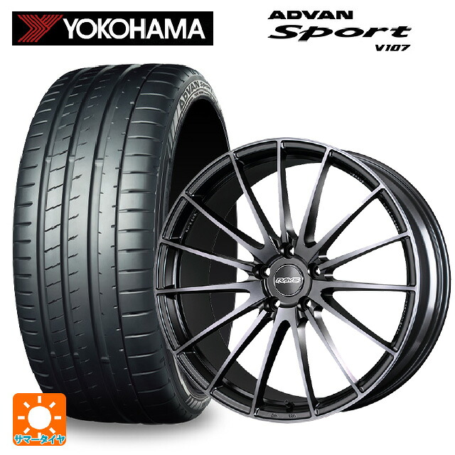 レクサス LM(TAWH15W)用 245/40R21 100Y XL ヨコハマ アドバンスポーツ V107 正規品 レイズ VMF L 01 プレミアム PH 新品サマータイヤホイール 4本セット
