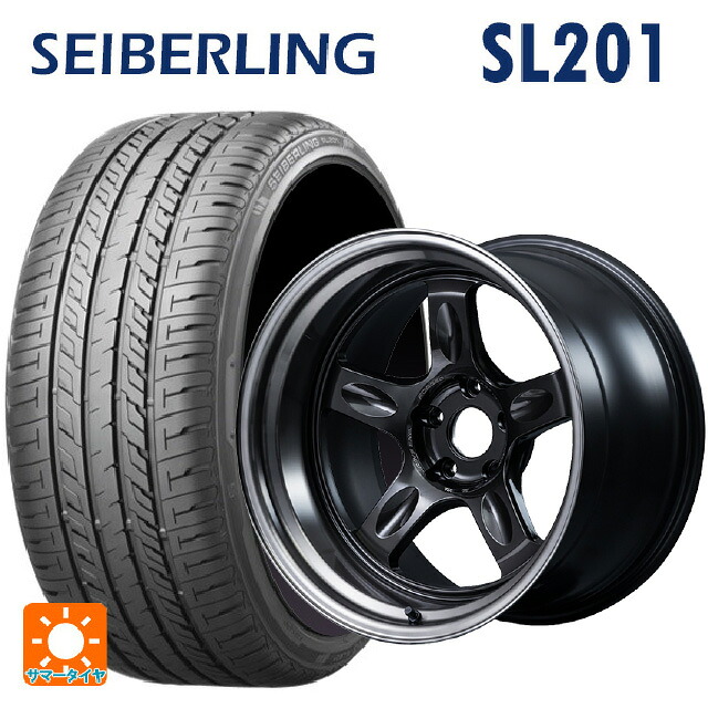 215/45R18 89W セイバーリング セイバーリング SL201(ブリヂストン工場生産） レイズ ボルクレーシング 21C スペック-PW PW 18-8.5J 国産車用 サマータイヤホイール4本セット