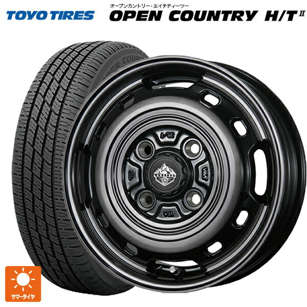 155/65R14 75H トーヨー オープンカントリー HT2 ホワイトリボン トピー ランドフット XFG SC/P 14-4.5J 国産車用 サマータイヤホイール4本セット