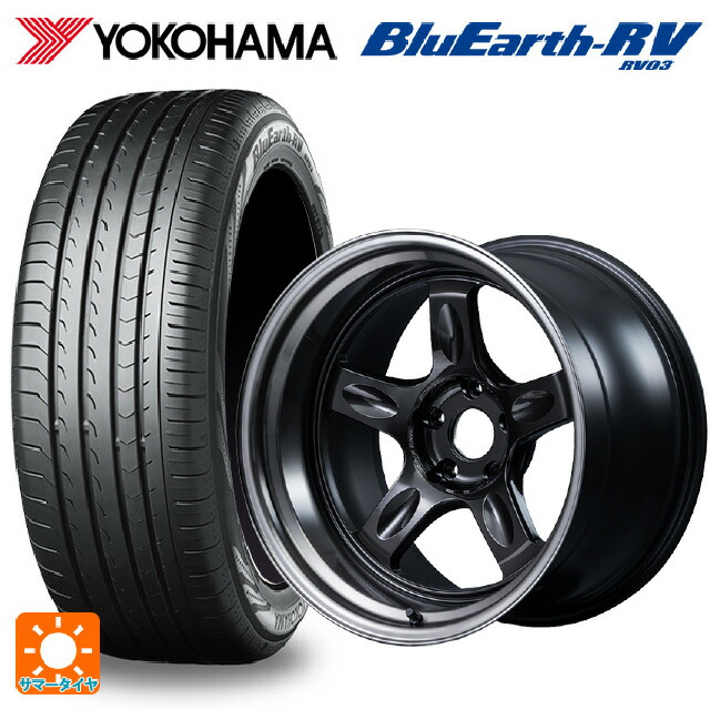 235/50R18 101V XL ヨコハマ ブルーアース RV03 # レイズ ボルクレーシング 21C スペック-PW PW 18-9J 国産車用 サマータイヤホイール4本セット|タイヤホイール専門店コニシタイヤ