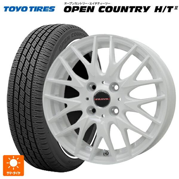 155/65R14 75H トーヨー オープンカントリー HT2 ホワイトリボン ビックウェイ レイシーン プラバ 9M Jr2 WH 14-4.5J 国産車用 サマータイヤホイール4本セット 60,495円