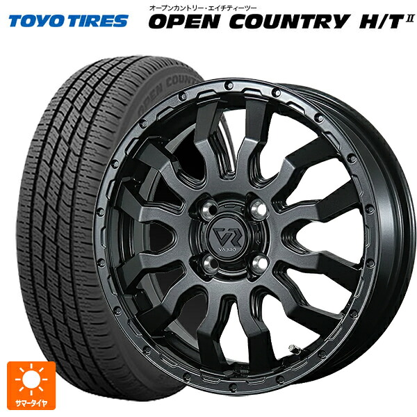 155/65R14 75H トーヨー オープンカントリー HT2 ホワイトリボン トピー ヴァブロ RR-01 # GM 14-4.5J 国産車用 サマータイヤホイール4本セット