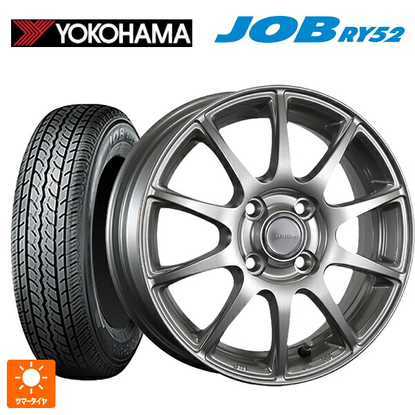 145R12 6PR ヨコハマ ジョブ RY52 ブリヂストン エコフォルム SE23 GS 12-4J 国産車用 サマータイヤホイール4本セット 42,933円