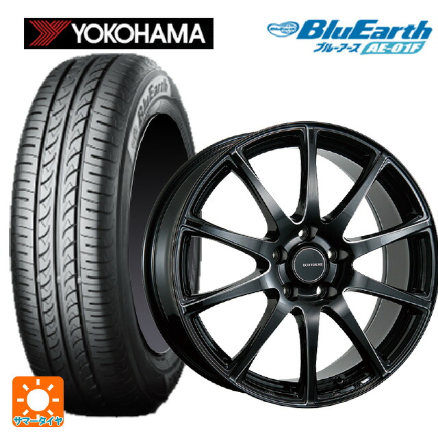 トヨタ シエンタ(10系)用 185/65R15 88S ヨコハマ ブルーアース AE01F ブリヂストン エコフォルム CRS23 B/MN 新品サマータイヤホイール 4本セット|タイヤホイール専門店コニシタイヤ