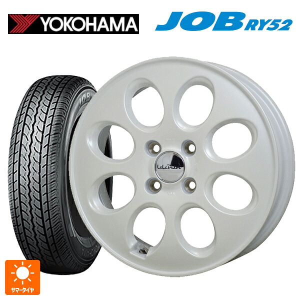 145R12 6PR ヨコハマ ジョブ RY52 ホットスタッフ ララパーム オーバル PW 12-3.5J 国産車用 サマータイヤホイール4本セット｜タイヤホイール専門店コニシタイヤ 44,646円