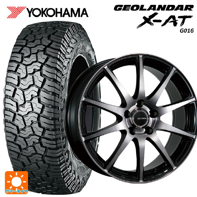 235/70R16 104/101Q ヨコハマ ジオランダー X-AT G016 ブラックレター 正規品 # ブリヂストン エコフォルム CRS23 B/NB 16-6.5J 国産車用 サマータイヤホイール4本セット|タイヤホイール専門店コニシタイヤ
