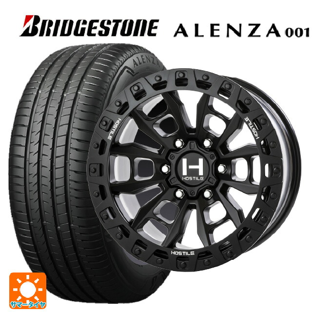 265/70R17 113H ブリヂストン アレンザ001 正規品 トライスターインターナショナル H130 クランドン アスファルト 17-9J 国産車用 サマータイヤホイール4本セット