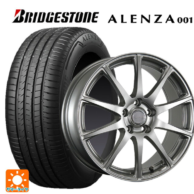 スバル クロストレック(5AA-GUE)用 225/60R17 99V ブリヂストン アレンザ001 正規品 # ブリヂストン エコフォルム SE23 GS 新品サマータイヤホイール 4本セット
