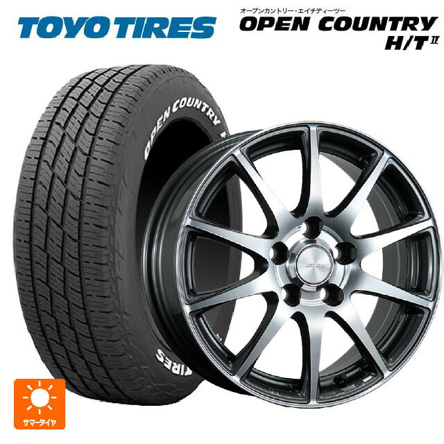 トヨタ ハリアー(80系)用 225/60R18 100H トーヨー オープンカントリー HT2 ホワイトレター ブリヂストン エコフォルム CRS23 GM/N 新品サマータイヤホイール 4本セット 103,975円
