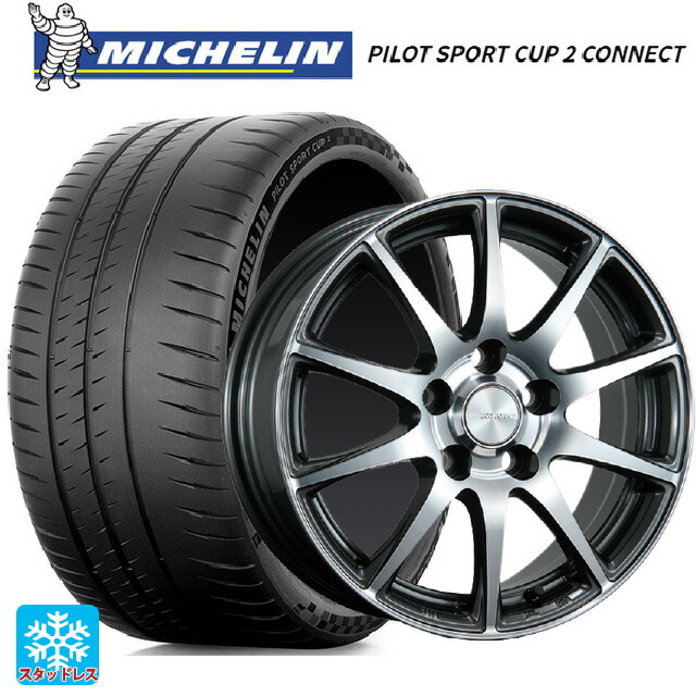 235/35R19 91Y XL ミシュラン 正規品 パイロットスポーツカップ2コネクト ブリヂストン エコフォルム CRS23 GM/N 19-7.5J 国産車用 サマータイヤホイール4本セット
