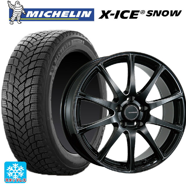 215/60R16 99H XL ミシュラン 正規品 エックスアイス スノー ブリヂストン エコフォルム CRS23 B/MN 16-6.5J 国産車用 スタッドレスタイヤホイール4本セット｜タイヤホイール専門店コニシタイヤ