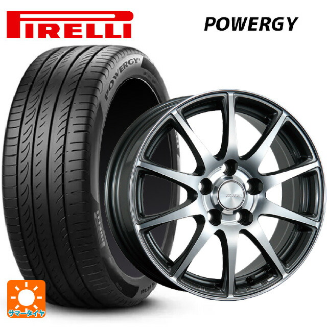 205/65R15 94V ピレリ パワジー 正規品 ブリヂストン エコフォルム CRS23 GM/N 15-6J 国産車用 サマータイヤホイール4本セット