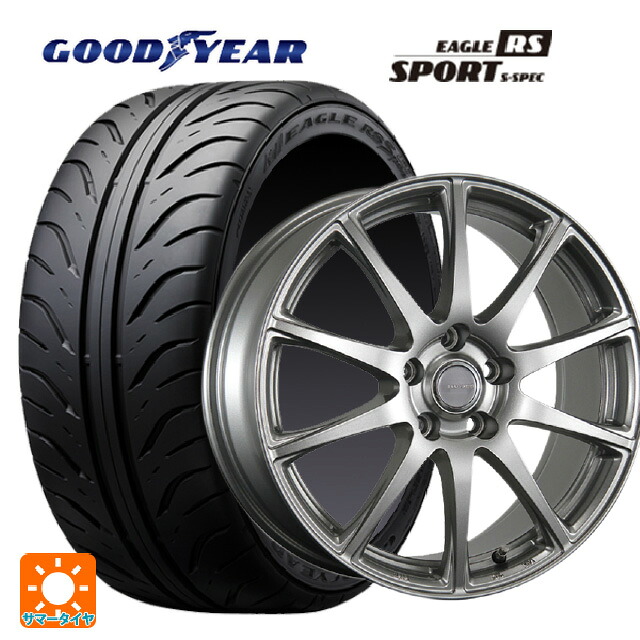 235/45R17 93W グッドイヤー イーグル RS スポーツ S-スペック ブリヂストン エコフォルム SE23 GS 17-7.5J 国産車用 サマータイヤホイール4本セット