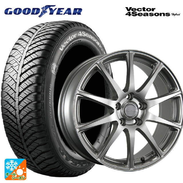 ホンダ ZR-V(RZ4)用 215/60R17 96H グッドイヤー ベクターフォーシーズンズ ハイブリッド ブリヂストン エコフォルム SE23 GS 新品オールシーズンタイヤホイール 4本セット